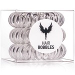 Резинка для волос, Hair Bobbles (Хэа Бабблс) №3 прозрачная силиконовая в форме спирали