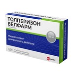 Толперизон Велфарм, таблетки покрытые оболочкой пленочной 150 мг 30 шт