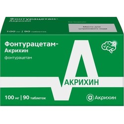 Фонтурацетам-Акрихин табл. 100 мг 90 шт.