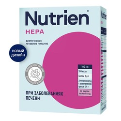Смесь для энтерального питания сухая пор. Nutrien Гепа вкус лесных ягод 350 г пачка