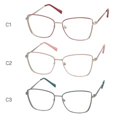 Очки корригирующие Oreiba металлические женские (+4.00)