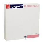 Гордокс, раствор для внутривенного введения 10 тыс.КИЕ/мл 10 мл 5 шт ампулы