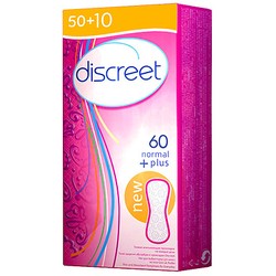 Прокладки женские ежедневные Discreet нормал плюс 60 шт.