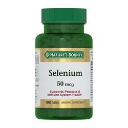 Селен натуральный Nature's Bounty 100 шт. табл. 50 мкг