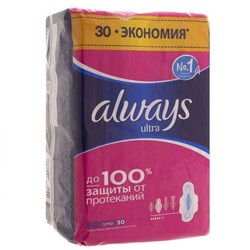 Прокладки женские Always ультра супер 30 шт.