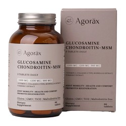 Глюкозамин Хондроитин+МСМ Agorax БАД 90 шт. табл. 1600 мг