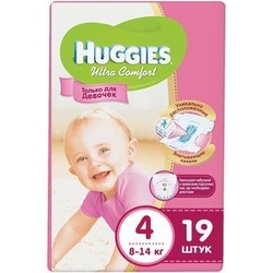 Подгузники для девочек 19 шт. Huggies ультра комфорт конвениенс 8-14 кг