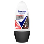 Дезодорант-антиперспирант для женщин, Rexona (Рексона) 50 мл Моушн Сенс Антибактериальная + невидимая на черном и белом ролик