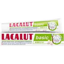 Зубная паста для детей Lacalut Бейзик кидс от 2 до 6 лет