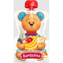 Пюре Bambolina яблоко и банан с 6 мес. 100 г
