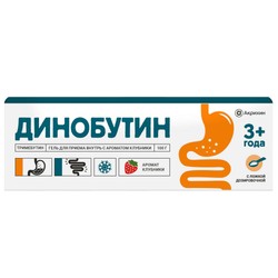 Динобутин гель д/приема внутрь 8.9 мг/г 100 г 1 шт. с ароматом клубники