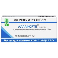 Аллафорте табл. пролонг. 25 мг 30 шт.
