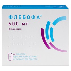 Флебофа табл. 600 мг 60 шт.