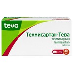 Телмисартан-Тева, таблетки 40 мг 90 шт