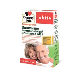Доппельгерц актив Витаминно-минеральный комплекс 50+ 30 шт. табл.