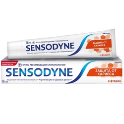 Зубная паста Sensodyne защита от кариеса с фтором 75 мл