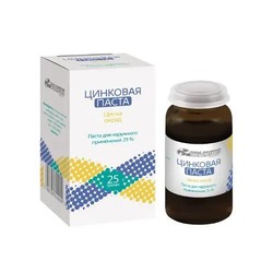Цинковая паста паста д/наружн. прим. 25% 25 г 1 шт.