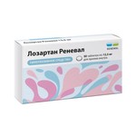 Лозартан Реневал, таблетки покрытые пленочной оболочкой 12.5 мг 30 шт