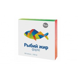Рыбий жир форте 100 шт. капс. 350 мг