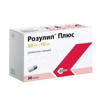 Розулип плюс, капсулы 20 мг+10 мг 30 шт