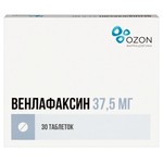 Венлафаксин, таблетки 37.5 мг 30 шт
