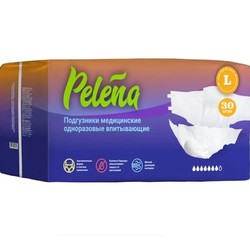 Подгузники для взрослых Pelena медицинские одноразовые впитывающие р. L 30 шт.
