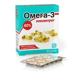 Омега-3 концентрат 60%, капсулы 1000 мг 80 шт БАД