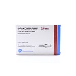 Фраксипарин, раствор для подкожного введения 9500 анти-Ха МЕ/мл 0.6 мл 10 шт (5700 МЕ в шприце) шприцы