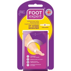 Лейкопластырь Foot Expert гидроколлоидный от сухих мозолей р.1.8смх6.1см 8 шт.