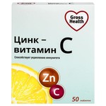 Цинк - Витамин С, Gross Health (Гросс Хелс) таблетки 210 мг 50 шт