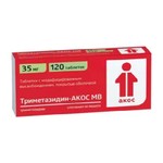 Триметазидин-АКОС МВ, таблетки с модифицированным высвобождением покрытые оболочкой 35 мг 120 шт