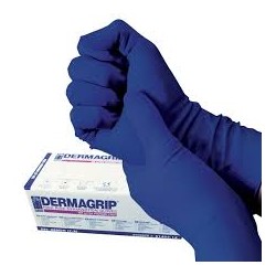 Перчатки хозяйственные нестерильные 25 шт. Dermagrip пар р. S
