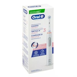 Зубная щетка электрическая oral-b Про 3 профессиональная чистка и защита
