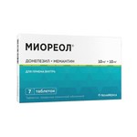 Миореол, таблетки покрытые оболочкой пленочной 10 мг+10 мг 7 шт