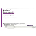 Крайнон, гель вагинальный 90 мг/доза 1.125 г (8% 1.125 г) 15 шт с аппликатором