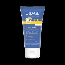 Крем солнцезащитный детский для лица и тела Uriage Первый минеральный с SPF50+ 50 мл