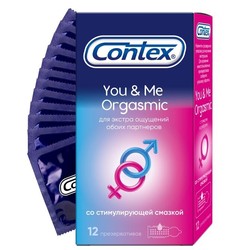 Презервативы Contex Ю энд Ми Оргазмик 12 шт.