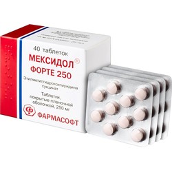 Мексидол Форте 250 табл. п/о пленочной 250 мг 40 шт.