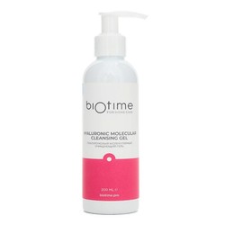 Гель для умывания лица Biotime For Home Care очищающий молекулярный с гиалуроновой и молочной кислотой 200 мл