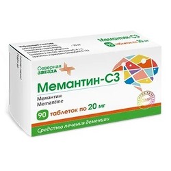Мемантин-СЗ табл. п/о пленочной 20 мг 90 шт.