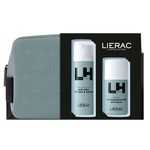 Набор для мужчин, Lierac (Лиерак) 50 мл + 50 мл Ом крем-флюид антивозрастной + дезодорант-антиперспирант шариковый 48 часов + косметичка