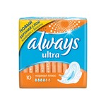 Прокладки женские, Always (Олвейз) 10 шт ультра нормал