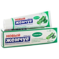 Зубная паста Новый жемчуг алоэ вера 100 мл