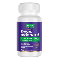 Ежовик гребенчатый 120 шт. капс. 300 мг / 500 мг