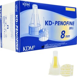Игла инъекционная однократного применения для инсулиновых шприц-ручек KDM КД-Пенофайн р. 30g 0.3ммх8мм 100 шт.