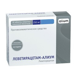 Леветирацетам-Алиум табл. п/о пленочной 250 мг 30 шт.