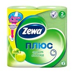 Туалетная бумага, Zewa (Зева) 4 шт Делюкс трехслойная ромашка