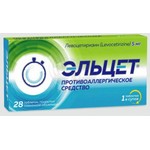 Эльцет, таблетки покрытые пленочной оболочкой 5 мг 28 шт