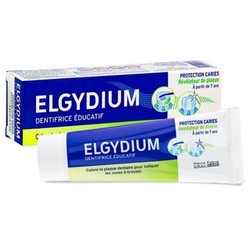 Зубная паста Elgydium с индикацией зубного налета для взрослых и детей с 7 лет обучающая 50 мл