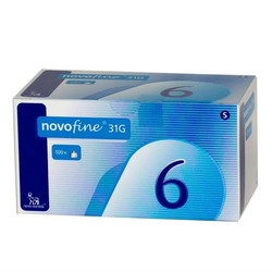 Игла стерильная одноразовая Novofine р. 31g 0.25ммх6мм 1 шт.